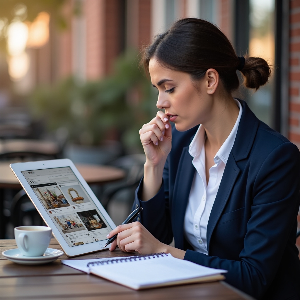 Kisvállalkozó digitális tervezési munkával