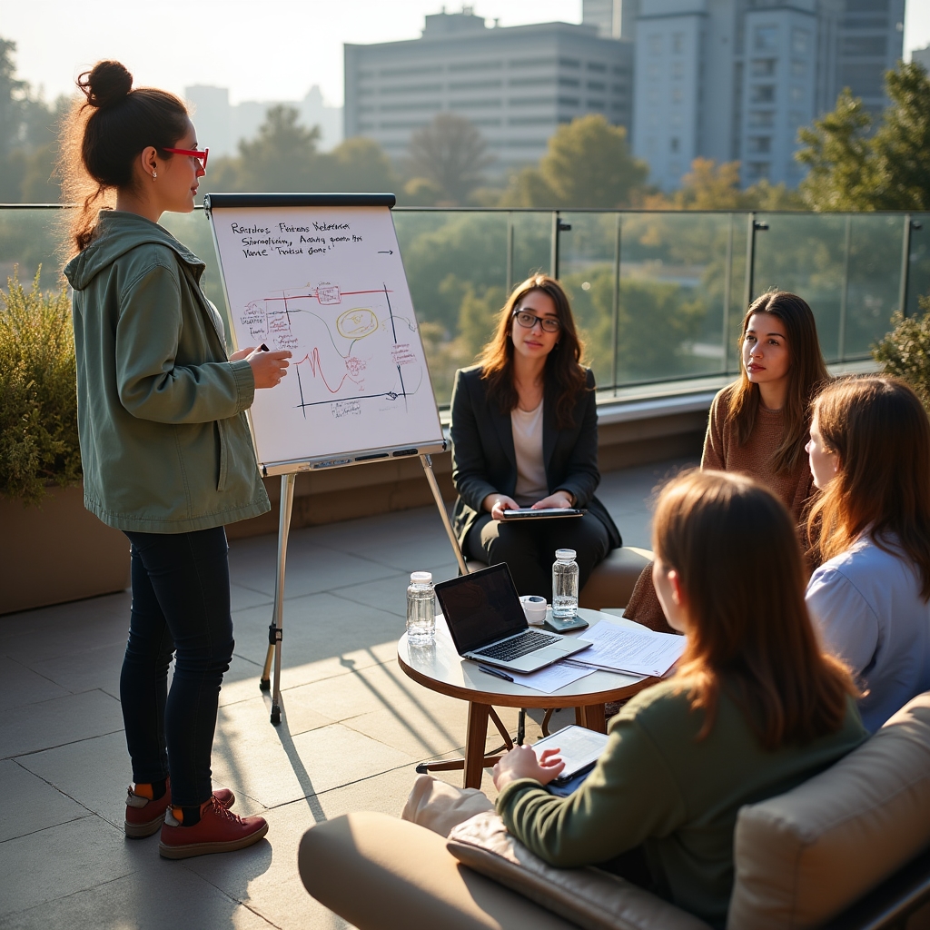 Oktatási módszertan szemléltetése csoportos munkán